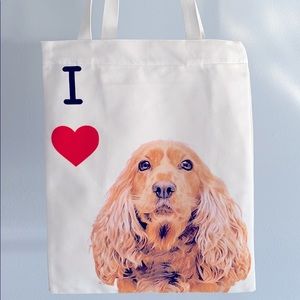 Cocker Spaniel Art Canvas Bag